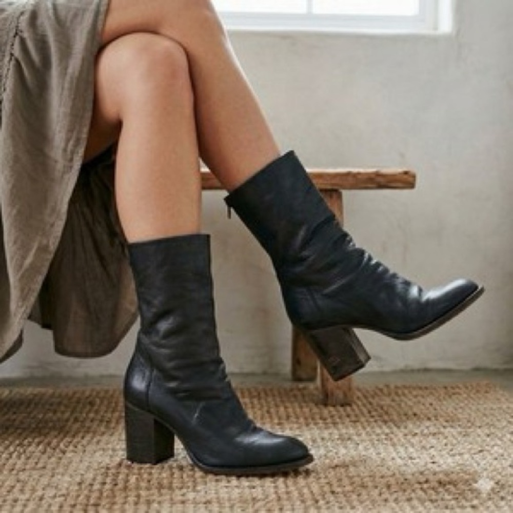 Free People Elle Block Heel Boots